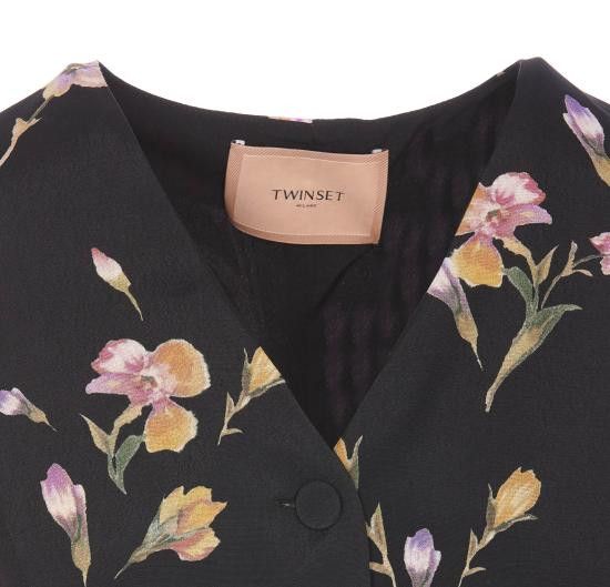 TWINSET TWINSET Women Vests 251TP2777 12328 Black Size M / US 6-8 / IT 42-44 - 4 Thumbnail