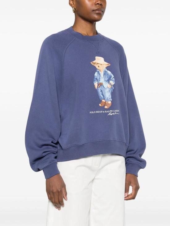 Ralph Lauren RALPH LAUREN Women Hoodies 211959106 001 Blue Size M / US 6-8 / IT 42-44 - 2 Thumbnail