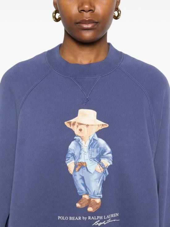 Ralph Lauren RALPH LAUREN Women Hoodies 211959106 001 Blue Size M / US 6-8 / IT 42-44 - 3 Thumbnail