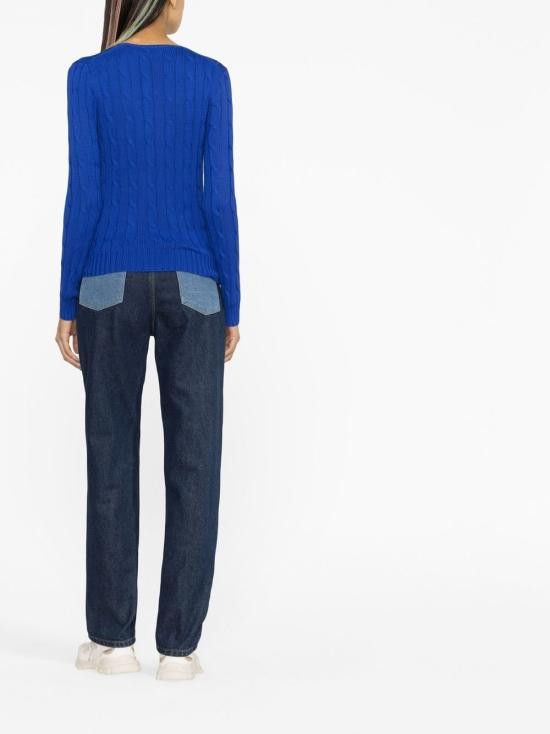 Ralph Lauren RALPH LAUREN Women Sweater 211891640 006 Blue Size L / US 10 / IT 46 - 2 Thumbnail