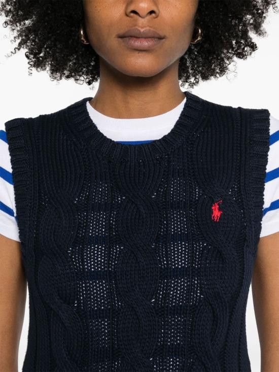 Ralph Lauren RALPH LAUREN Women Sweater 211959295 002 Blue Size S / US 4 / IT 40 - 3 Thumbnail