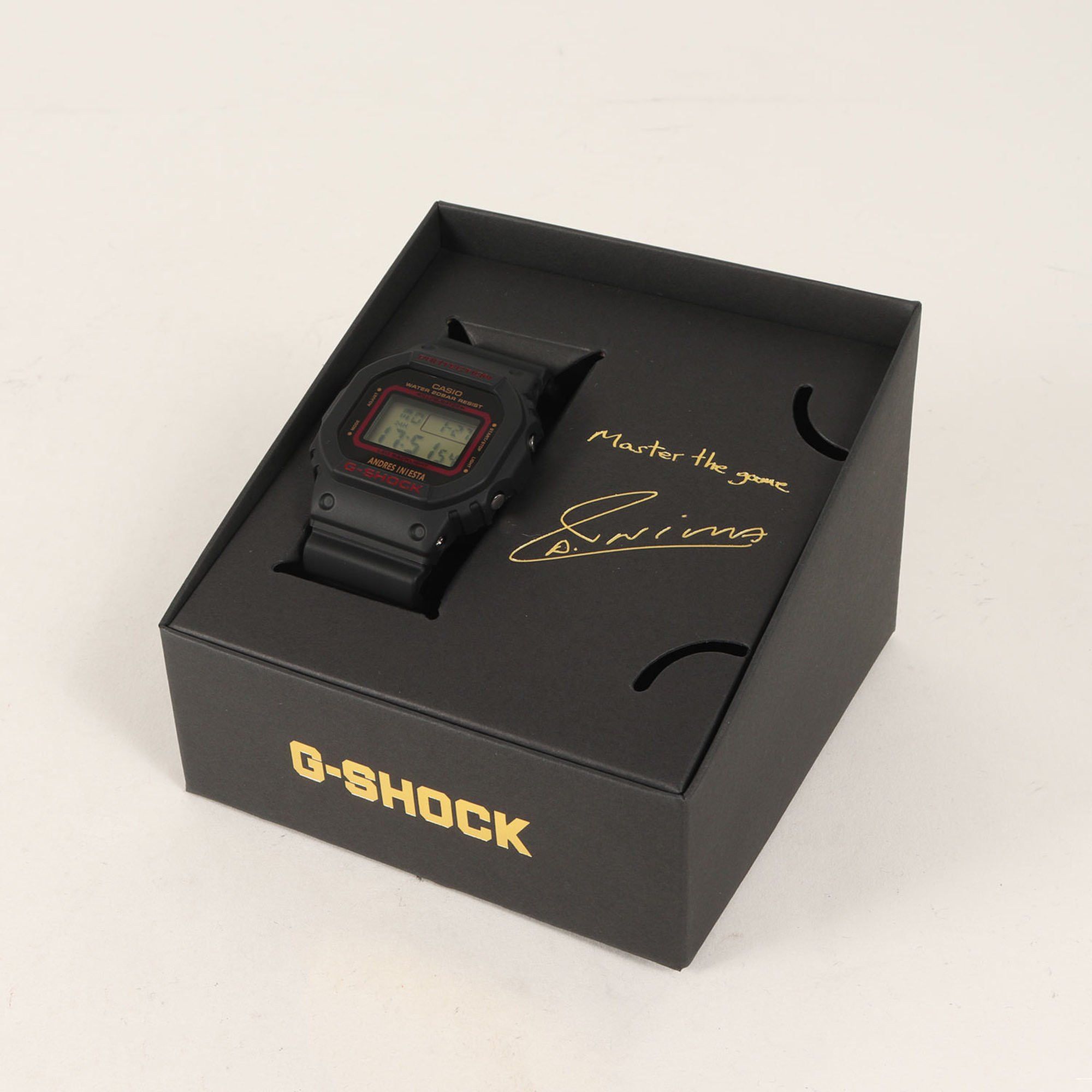 Casio G-SHOCK Andres Iniesta DW-5600AI-1JR Watch Black Casio Collaboration Model Men's Size ONE SIZE - 7 Thumbnail
