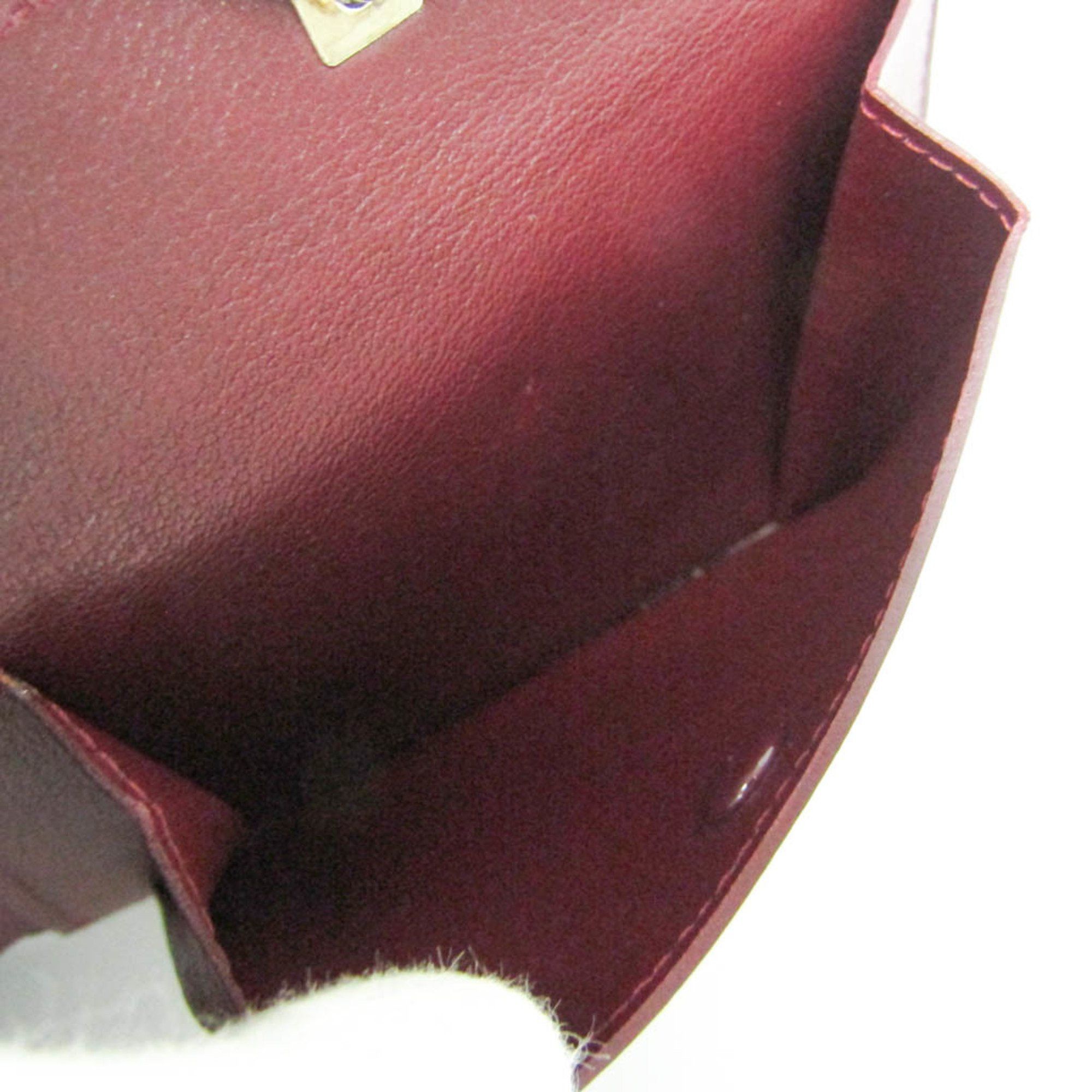 Cartier Cartier Must L3000594 Men,Women Calfskin Wallet (bi-fold) Bordeaux,Silver Size ONE SIZE - 8 Thumbnail
