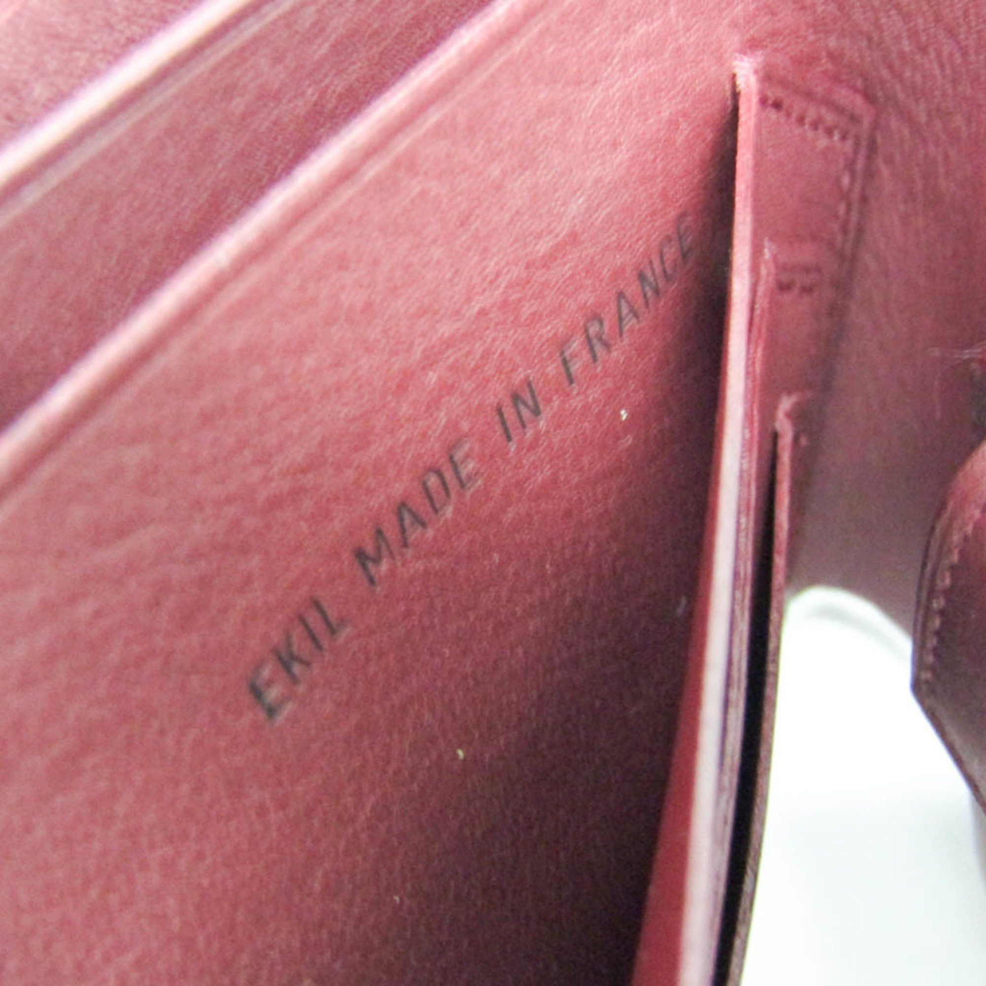 Cartier Cartier Must L3000594 Men,Women Calfskin Wallet (bi-fold) Bordeaux,Silver Size ONE SIZE - 10 Thumbnail
