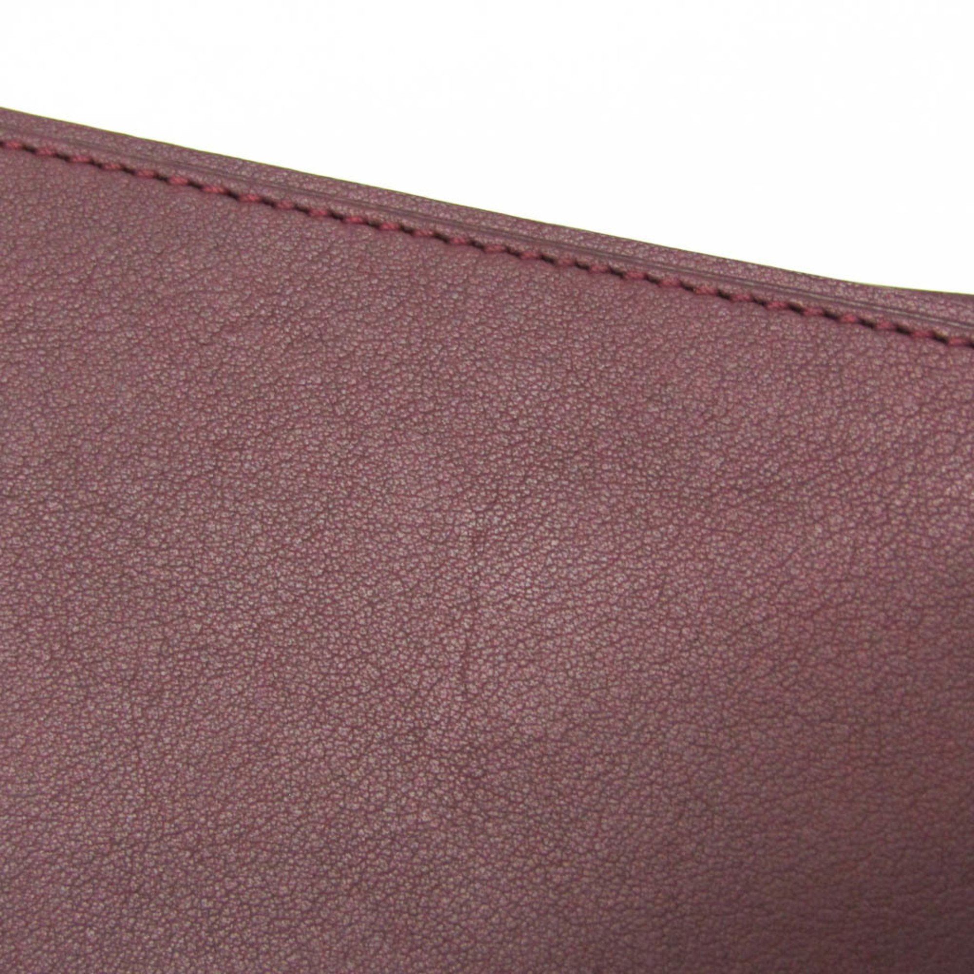 Cartier Cartier Must L3000594 Men,Women Calfskin Wallet (bi-fold) Bordeaux,Silver Size ONE SIZE - 6 Thumbnail
