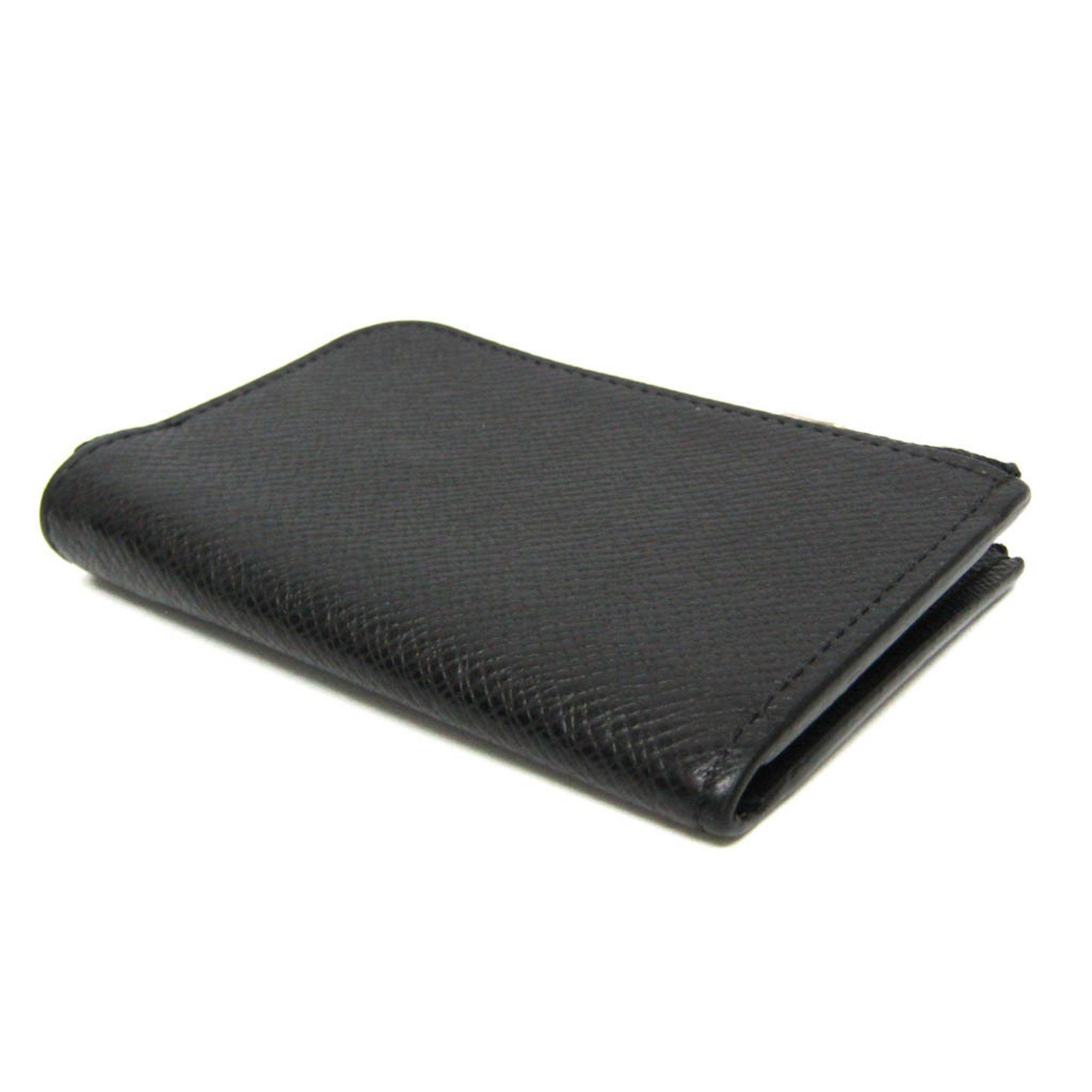 Louis Vuitton Louis Vuitton Taiga Jour Coin Purse M63375 Men's Taiga Leather Coin Purse/coin Case Noir Size ONE SIZE - 2 Thumbnail