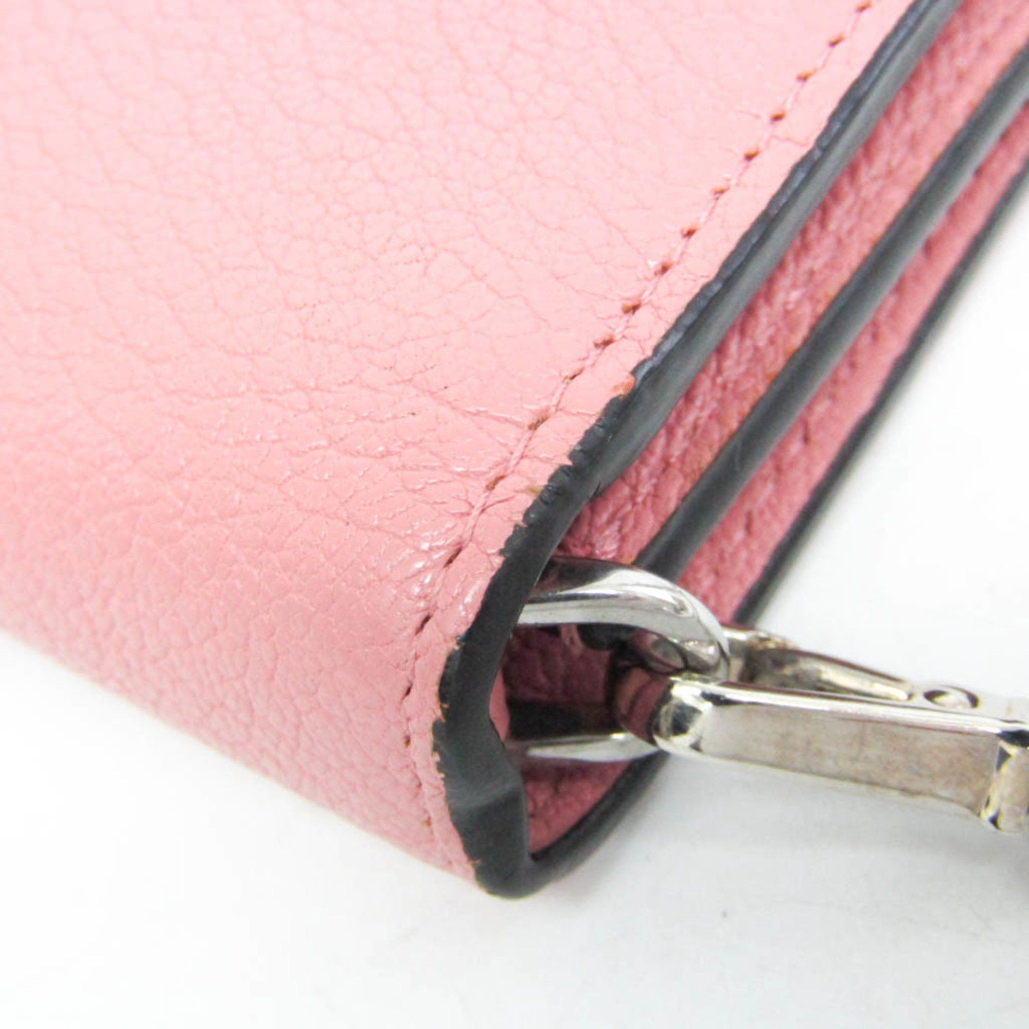 Miu Miu Miu Miu Chain Shoulder Wallet Pochette Women's Leather Pouch,Shoulder Bag Pink Size ONE SIZE - 9 Thumbnail