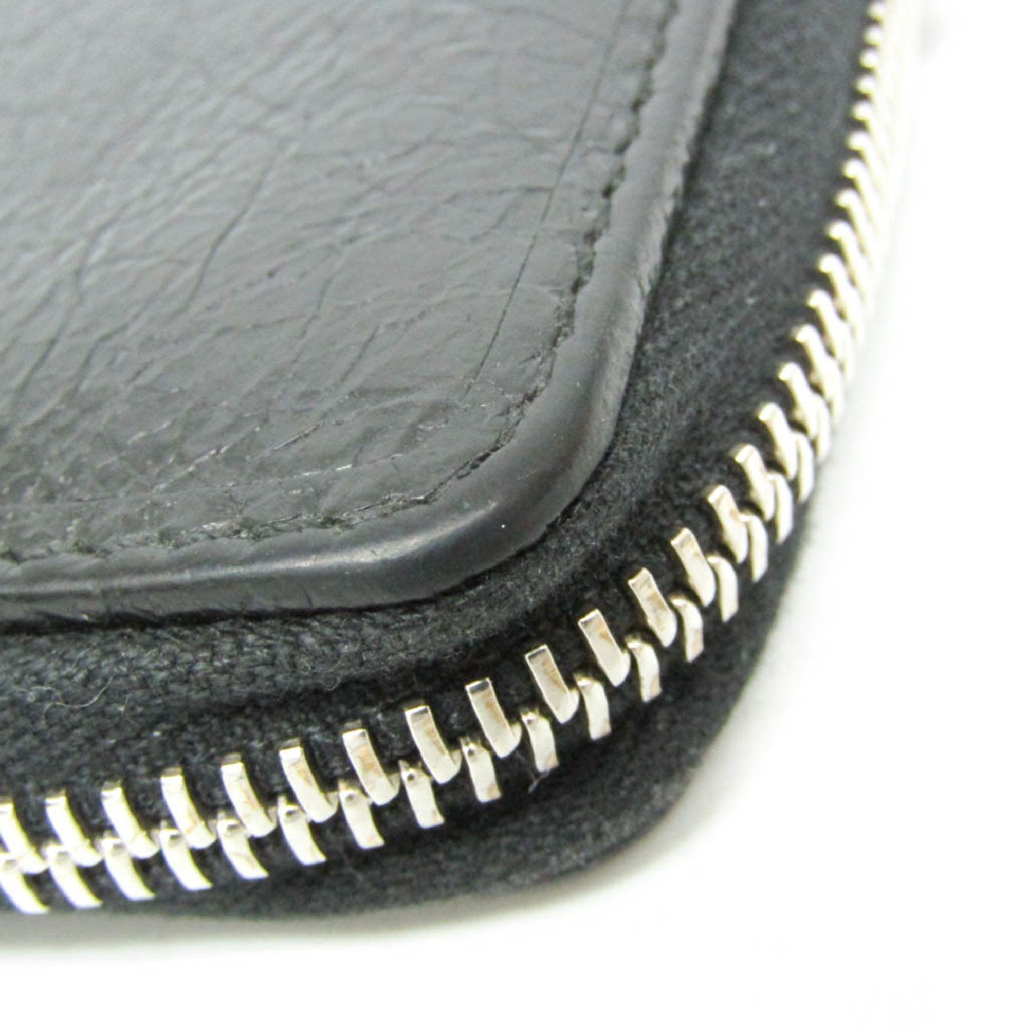 Gucci Gucci Interlocking G Coin Case 581530 Leather Card Case Black Size ONE SIZE - 5 Thumbnail
