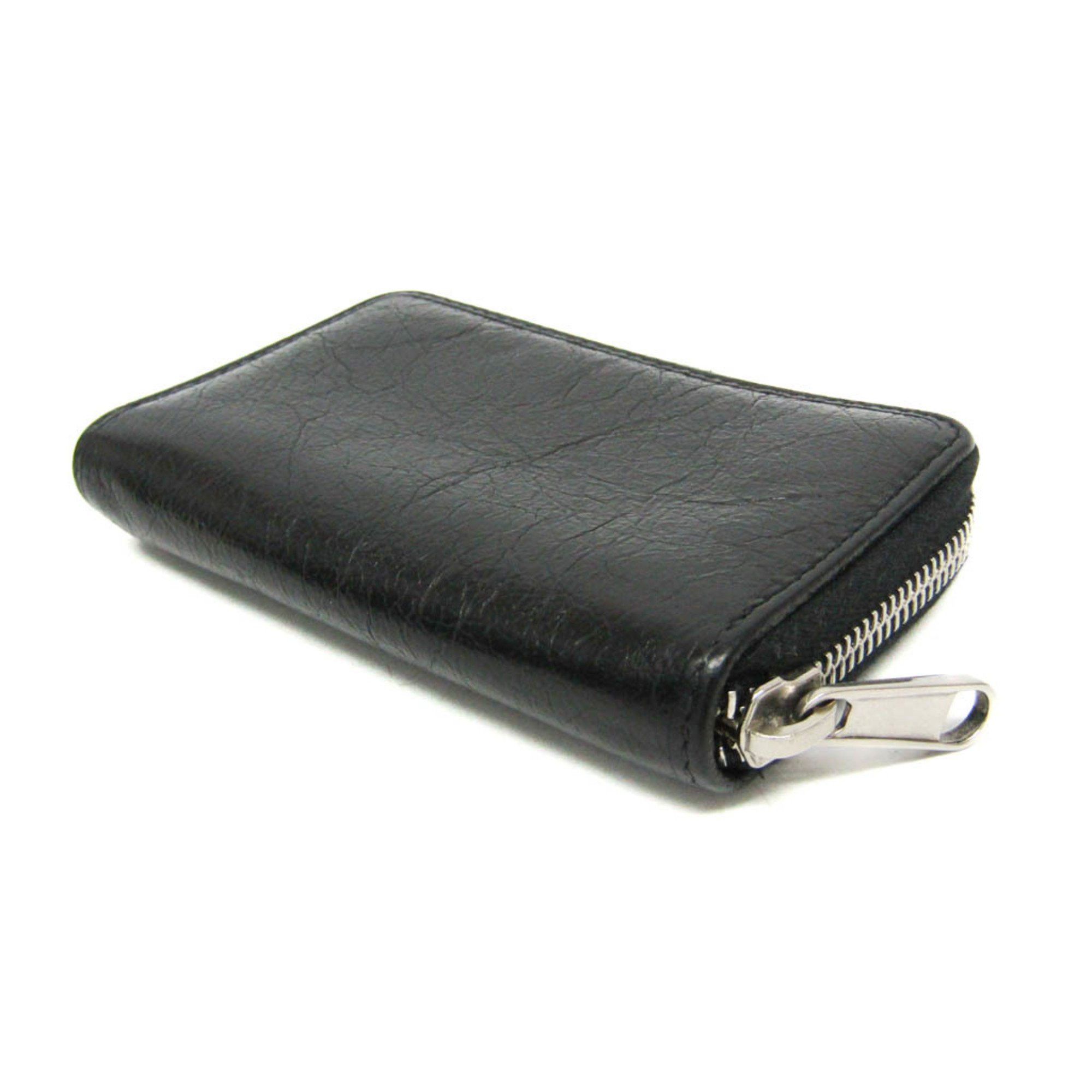Gucci Gucci Interlocking G Coin Case 581530 Leather Card Case Black Size ONE SIZE - 2 Thumbnail