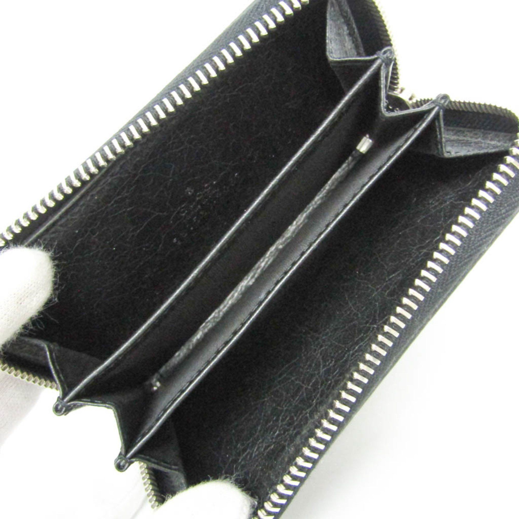 Gucci Gucci Interlocking G Coin Case 581530 Leather Card Case Black Size ONE SIZE - 3 Thumbnail