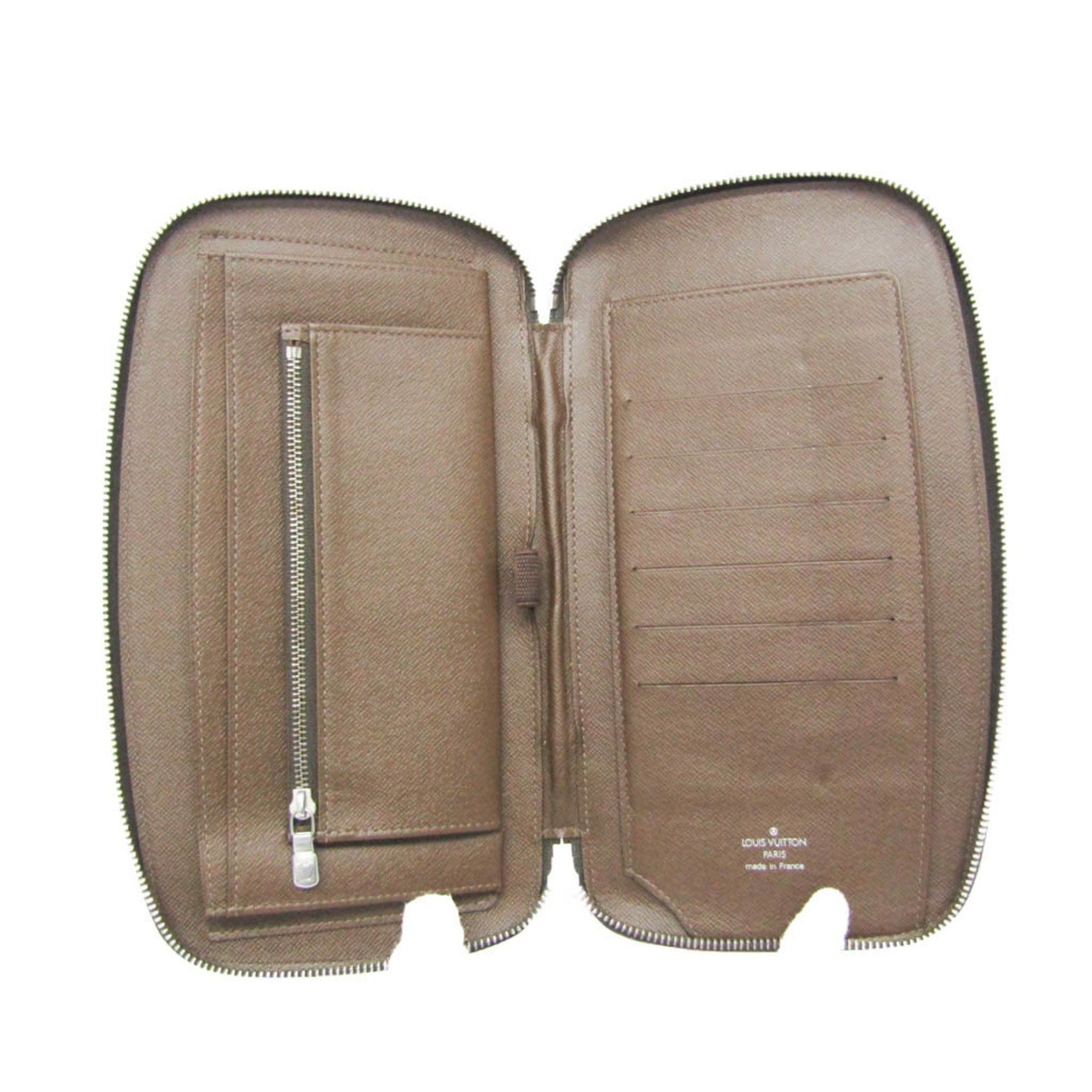 Louis Vuitton Louis Vuitton Taiga Travel Case Organizer Atoll M30658 Men's Taiga Leather Long Wallet (bi-fold) Grizzly Size ONE SIZE - 3 Thumbnail