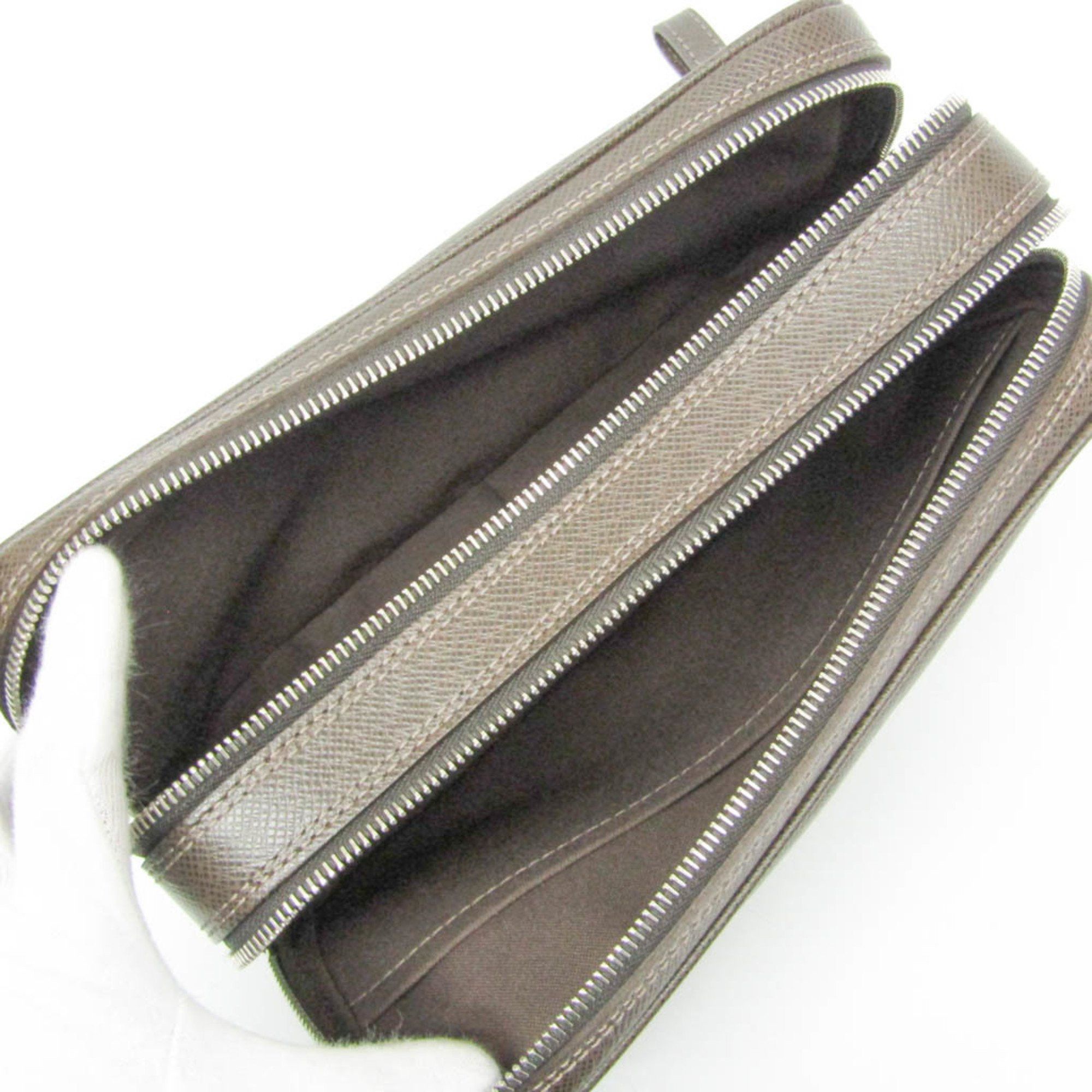 Louis Vuitton Louis Vuitton Taiga Pavel M31148 Men's Clutch Bag Grizzly Size ONE SIZE - 3 Thumbnail