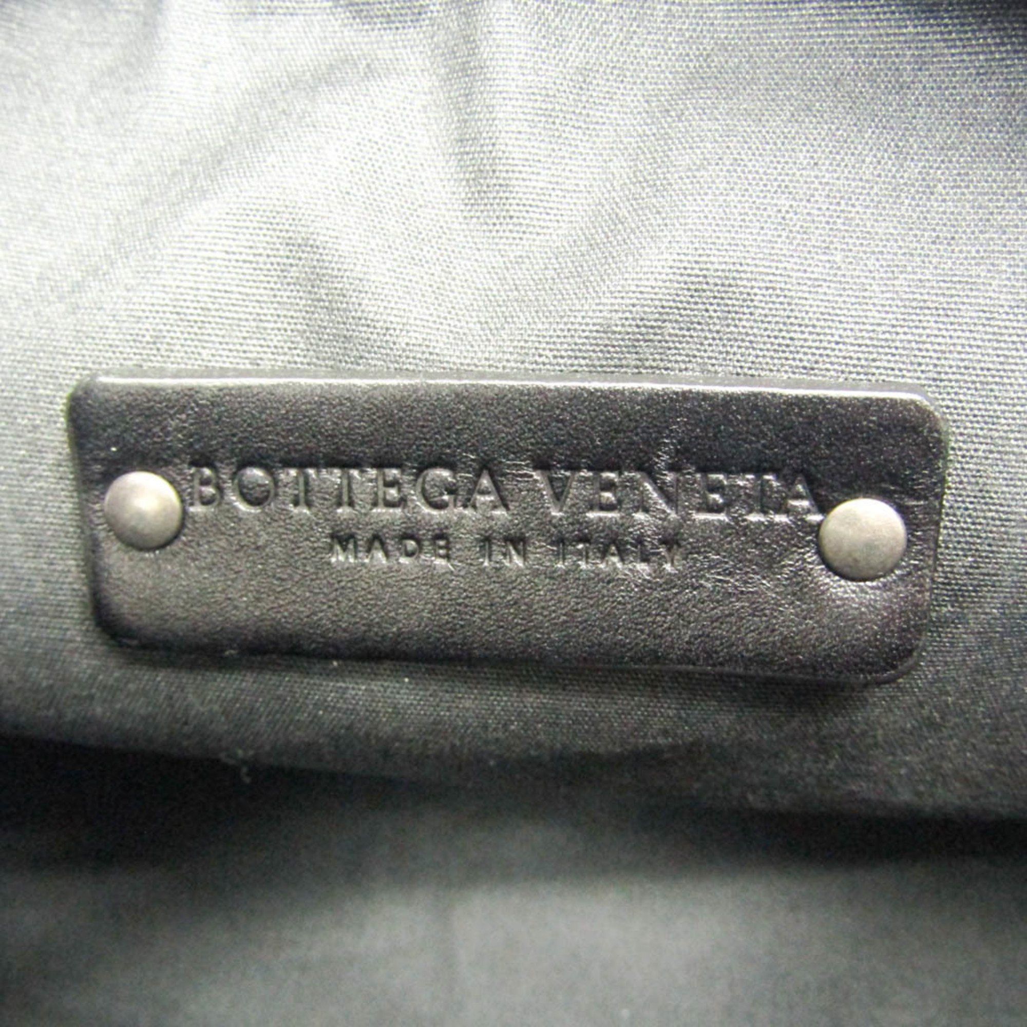 Bottega Veneta Bottega Veneta Intrecciato 174361 Men's Leather Clutch Bag Black Size ONE SIZE - 10 Thumbnail