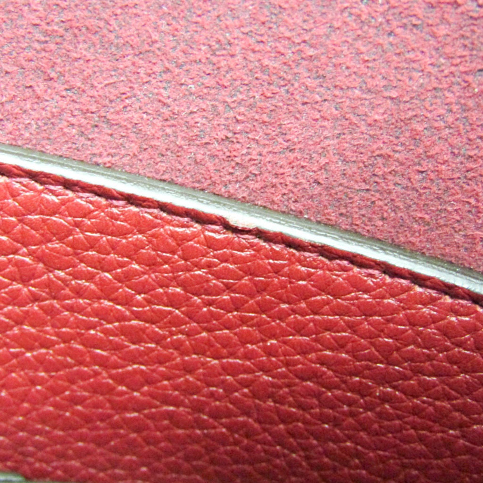 Salvatore Ferragamo Salvatore Ferragamo Gancini EZ-21 H904 Women's Leather Shoulder Bag Bordeaux Size ONE SIZE - 10 Thumbnail