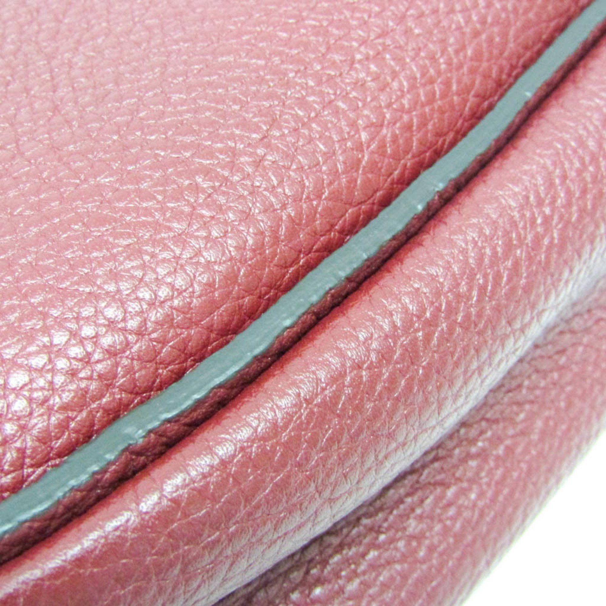 Salvatore Ferragamo Salvatore Ferragamo Gancini EZ-21 H904 Women's Leather Shoulder Bag Bordeaux Size ONE SIZE - 6 Thumbnail
