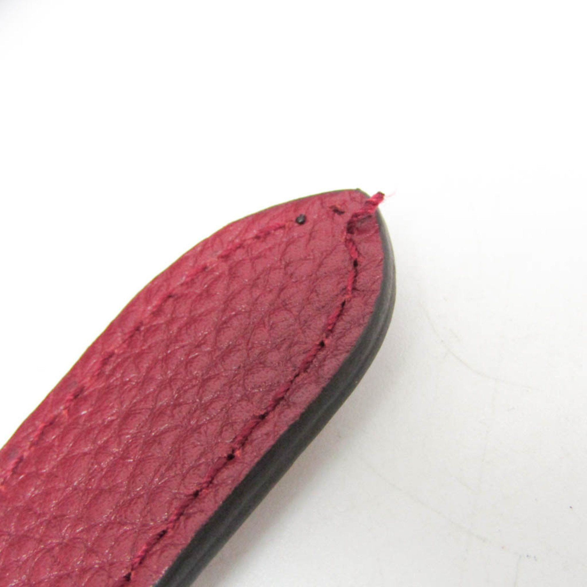 Salvatore Ferragamo Salvatore Ferragamo Gancini EZ-21 H904 Women's Leather Shoulder Bag Bordeaux Size ONE SIZE - 9 Thumbnail