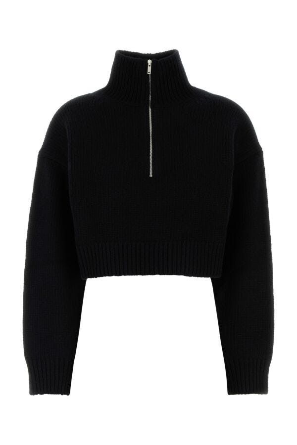 Nanushka Black Wool Blend Sonore Sweater Size L / US 10 / IT 46 - 3 Thumbnail
