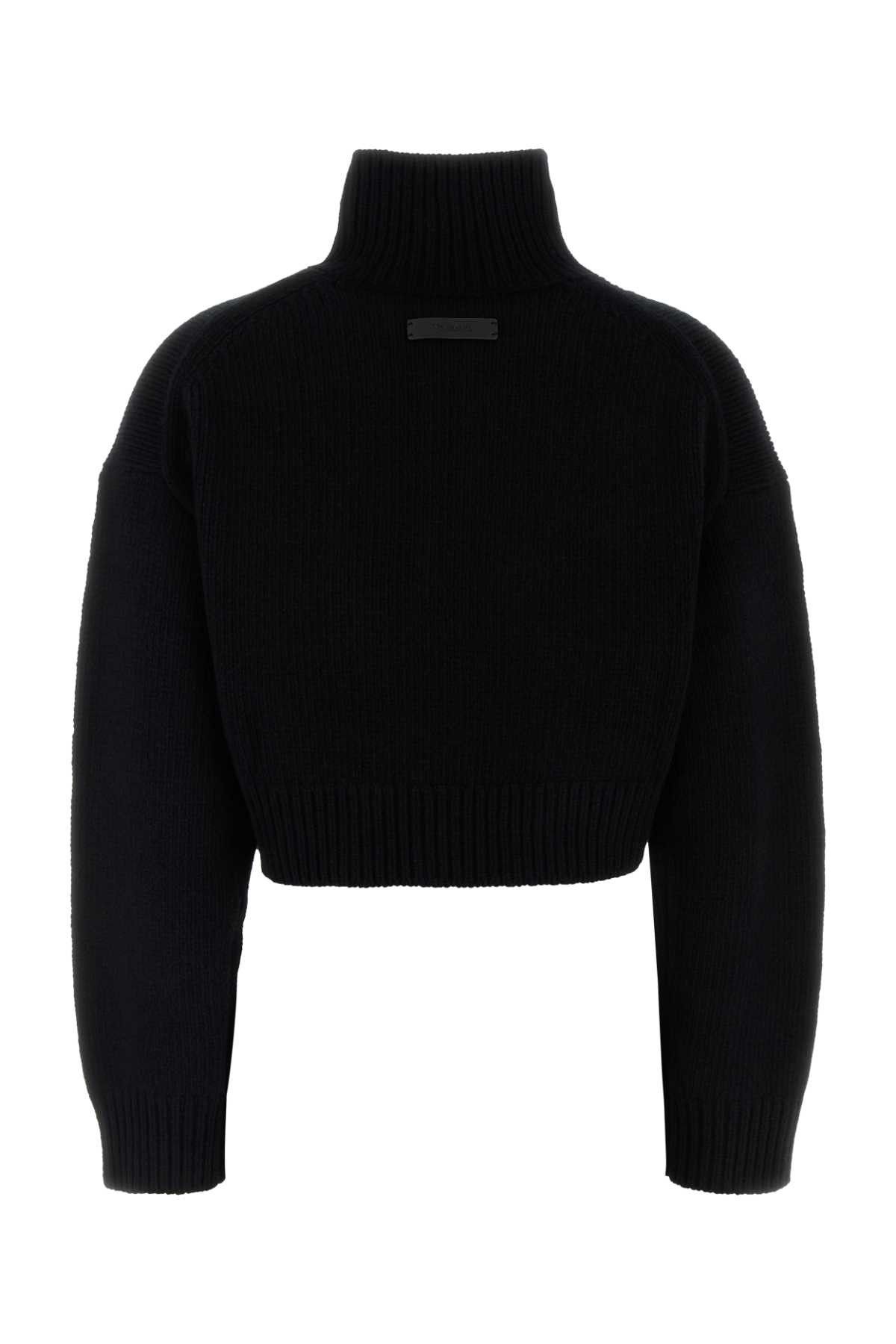 Nanushka Black Wool Blend Sonore Sweater Size L / US 10 / IT 46 - 2 Thumbnail