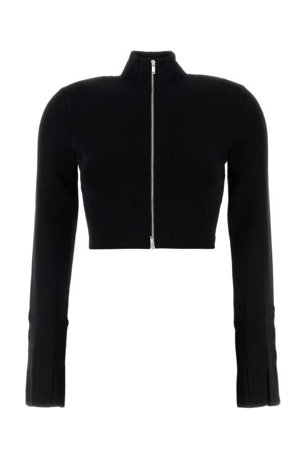 Nanushka Black Stretch Viscose Blend Izan Cardigan Size M / US 6-8 / IT 42-44 - 3 Thumbnail
