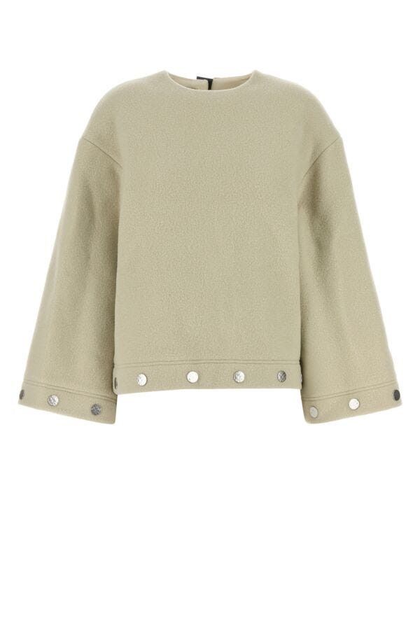 Nanushka Sand Wool Blend Oversize Anwen Blouse Size S / US 4 / IT 40 - 3 Thumbnail
