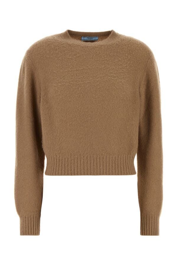 Prada Biscuit Cashmere Sweater Size M / US 6-8 / IT 42-44 - 3 Thumbnail