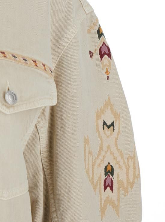 Isabel Marant Etoile ISABEL MARANT ETOILE Women Jackets VE0430FAC1H02E23EC Beige Size S / US 4 / IT 40 - 3 Thumbnail