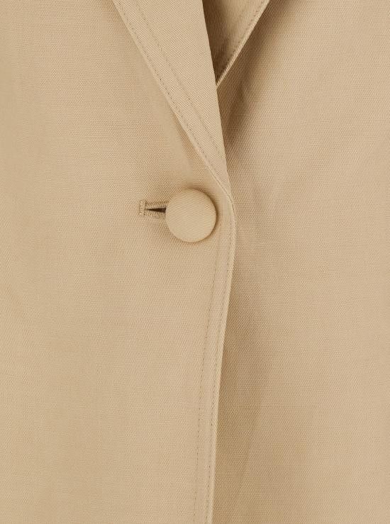 TWINSET TWINSET Women Suit Jackets 251TE214012145 Beige Size L / US 10 / IT 46 - 3 Thumbnail