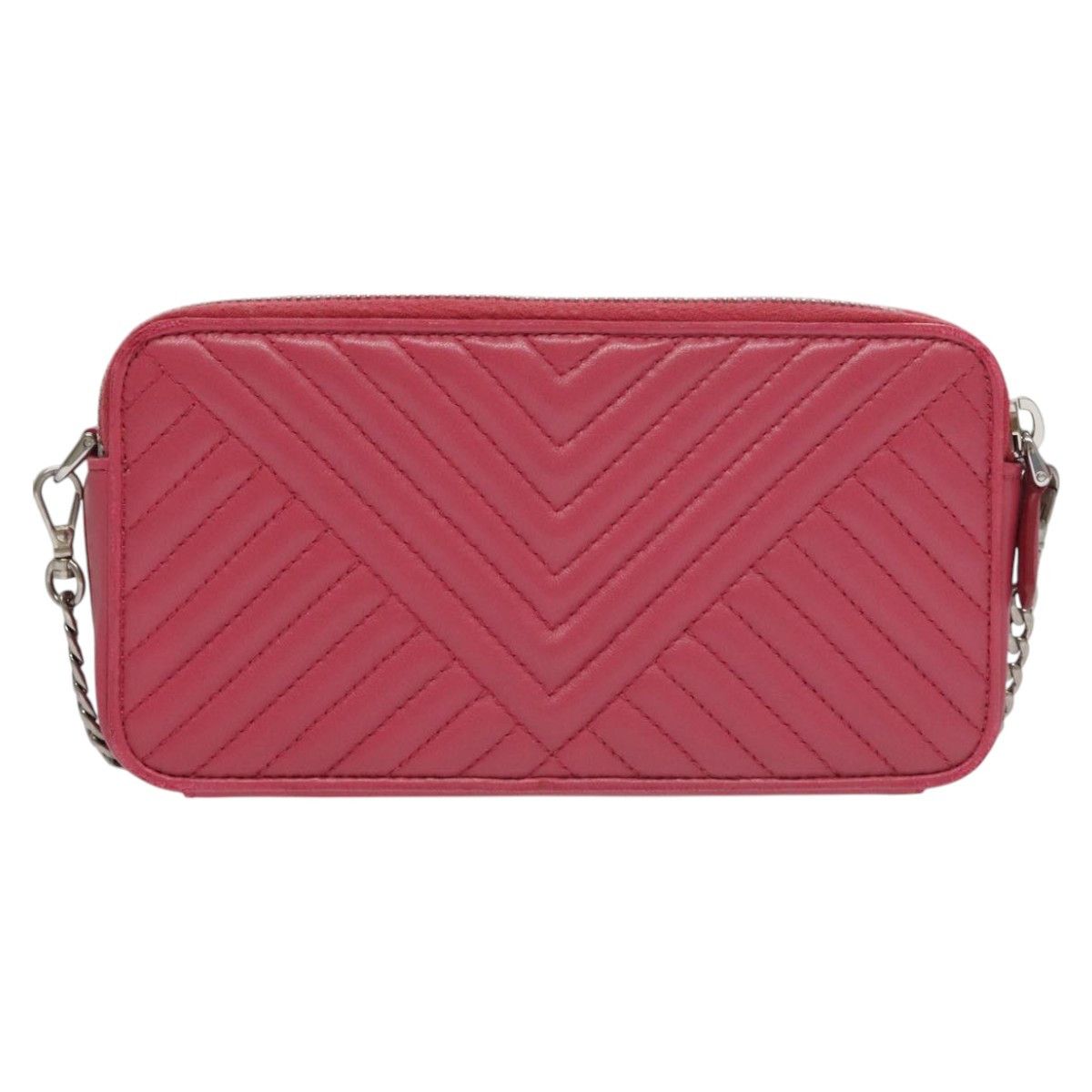 Prada Nappa Gauffré Pink Leather Shoulder Bag (Pre-Owned) Size ONE SIZE - 2 Thumbnail