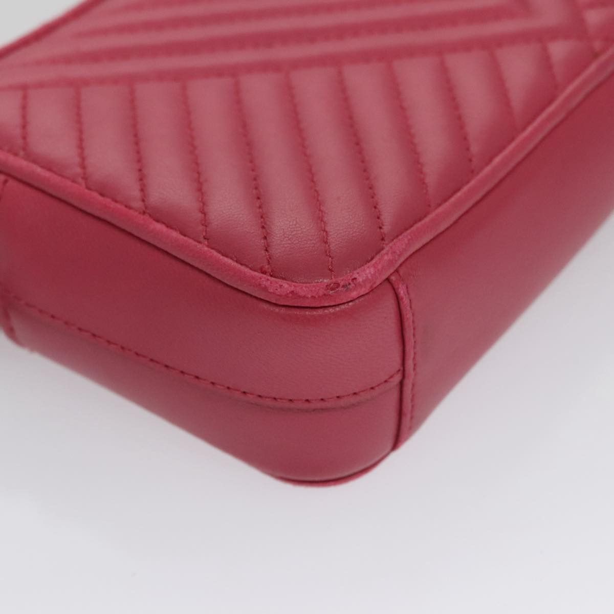 Prada Nappa Gauffré Pink Leather Shoulder Bag (Pre-Owned) Size ONE SIZE - 9 Thumbnail