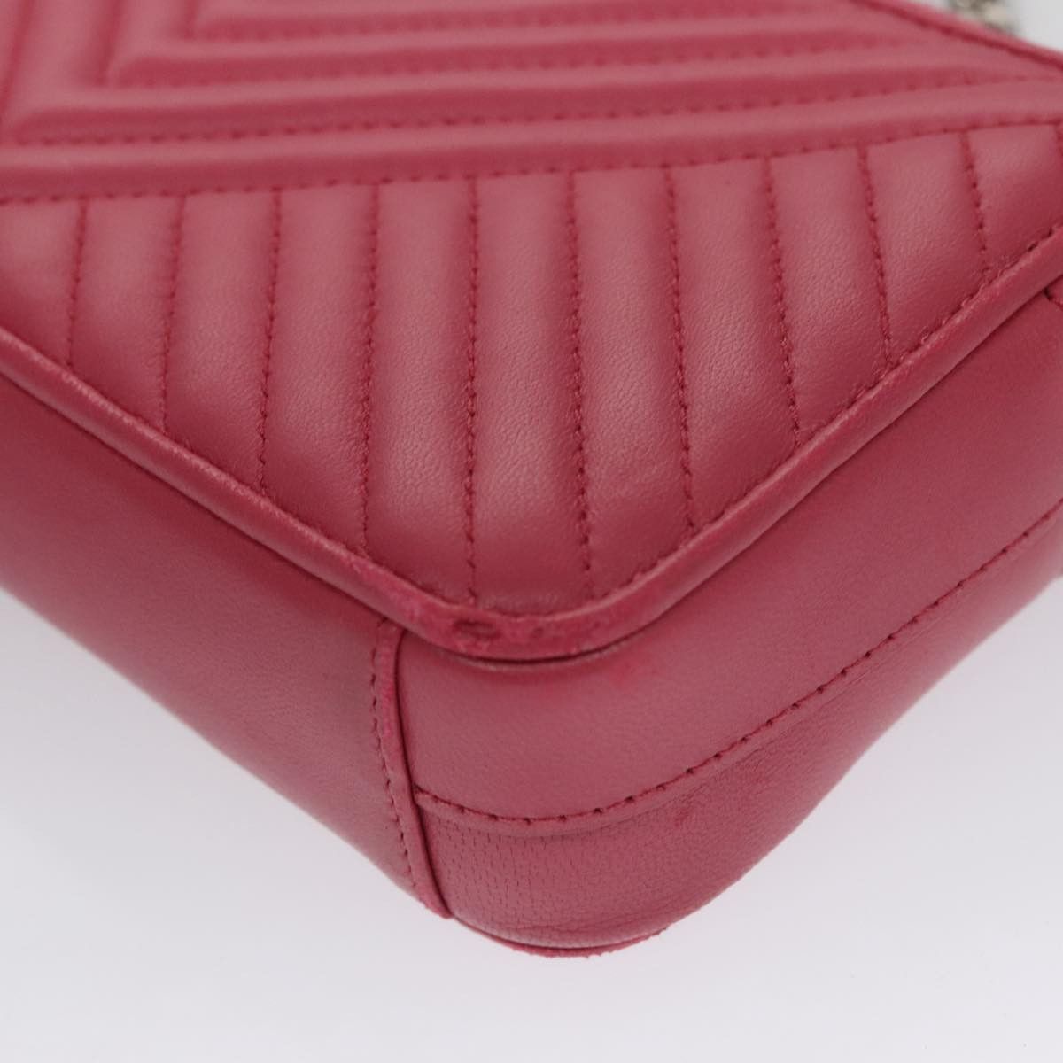 Prada Nappa Gauffré Pink Leather Shoulder Bag (Pre-Owned) Size ONE SIZE - 10 Thumbnail
