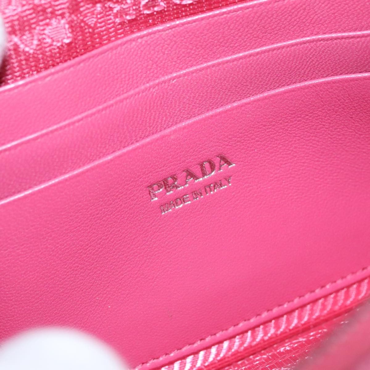 Prada Nappa Gauffré Pink Leather Shoulder Bag (Pre-Owned) Size ONE SIZE - 16 Thumbnail