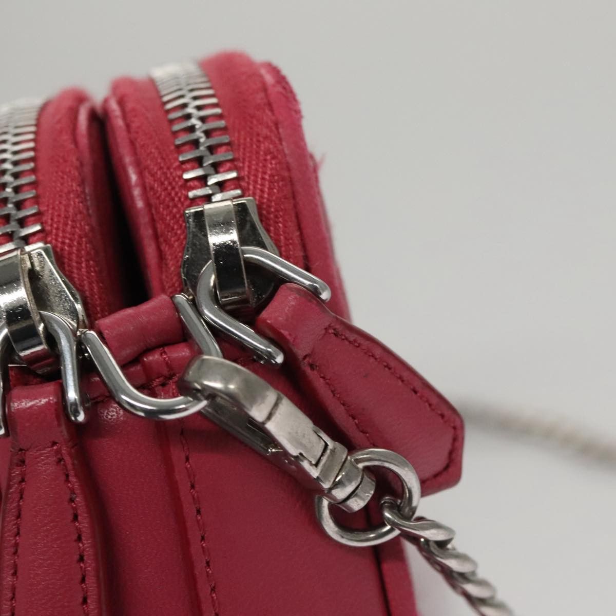 Prada Nappa Gauffré Pink Leather Shoulder Bag (Pre-Owned) Size ONE SIZE - 14 Thumbnail