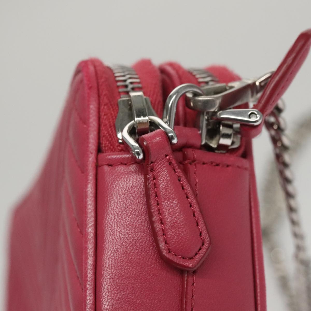 Prada Nappa Gauffré Pink Leather Shoulder Bag (Pre-Owned) Size ONE SIZE - 13 Thumbnail