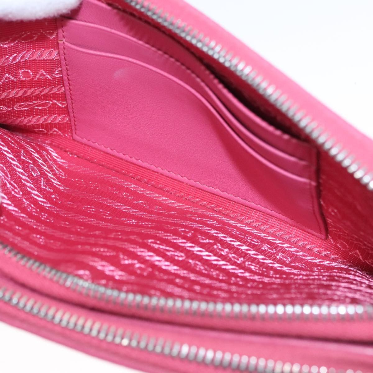 Prada Nappa Gauffré Pink Leather Shoulder Bag (Pre-Owned) Size ONE SIZE - 20 Thumbnail