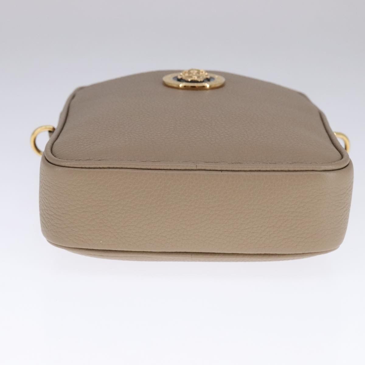 Versace Medusa Beige Leather Shoulder Bag (Pre-Owned) Size ONE SIZE - 16 Thumbnail