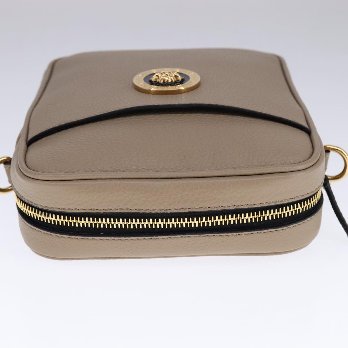 Versace Medusa Beige Leather Shoulder Bag (Pre-Owned) Size ONE SIZE - 15 Thumbnail