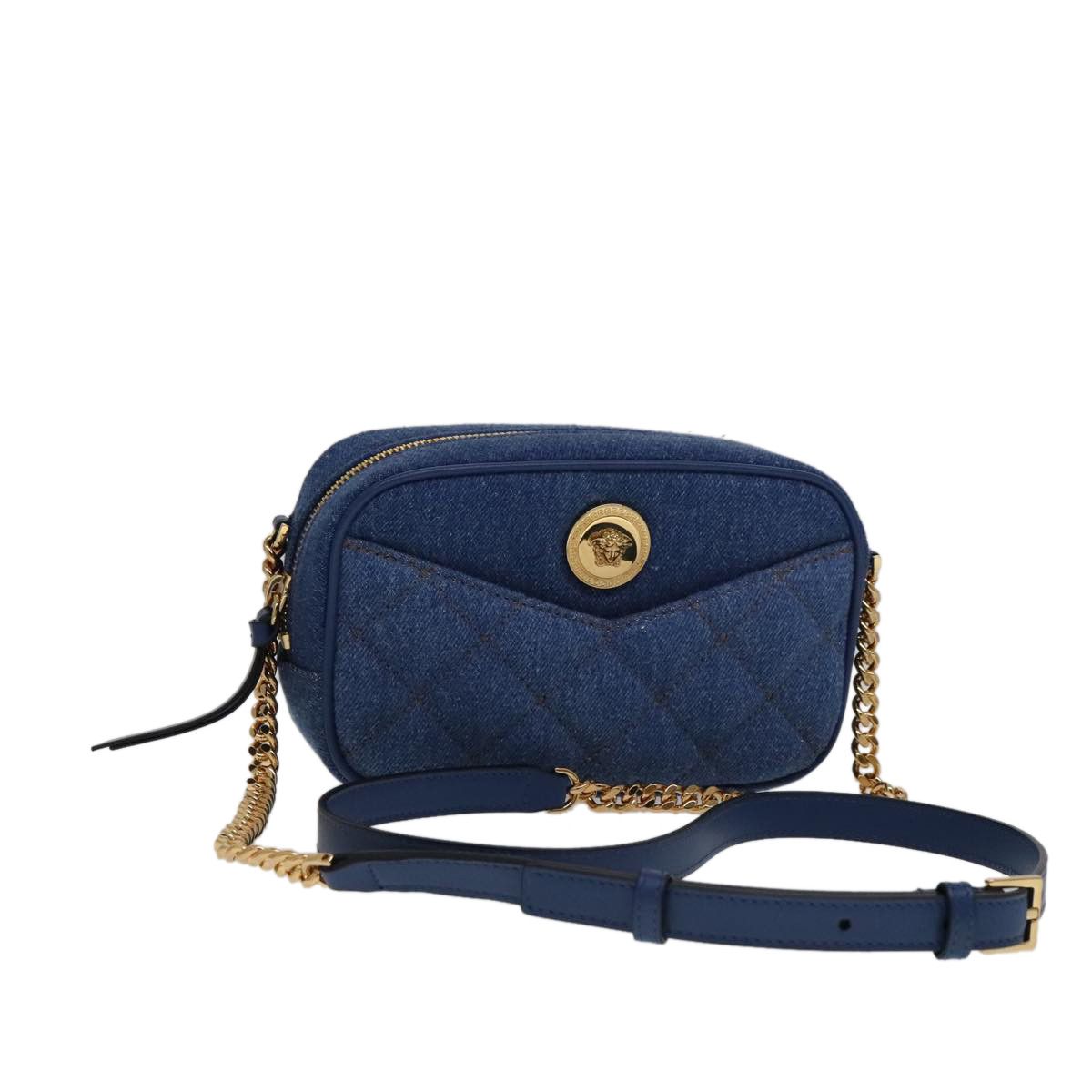 Versace Blue Denim - Jeans Shoulder Bag (Pre-Owned) Size ONE SIZE - 17 Thumbnail