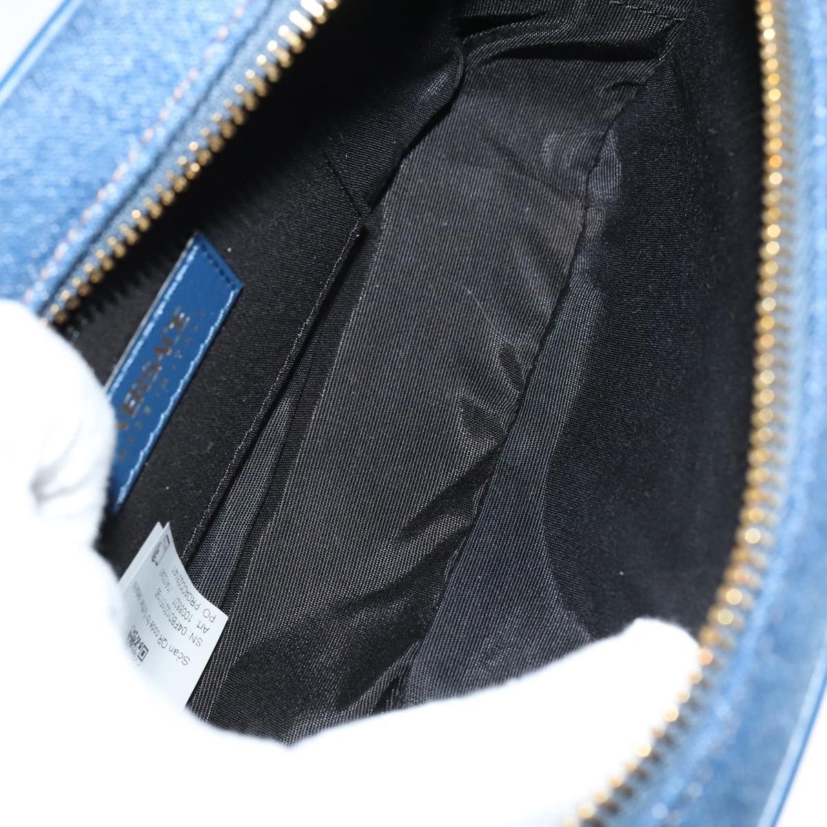 Versace Blue Denim - Jeans Shoulder Bag (Pre-Owned) Size ONE SIZE - 13 Thumbnail