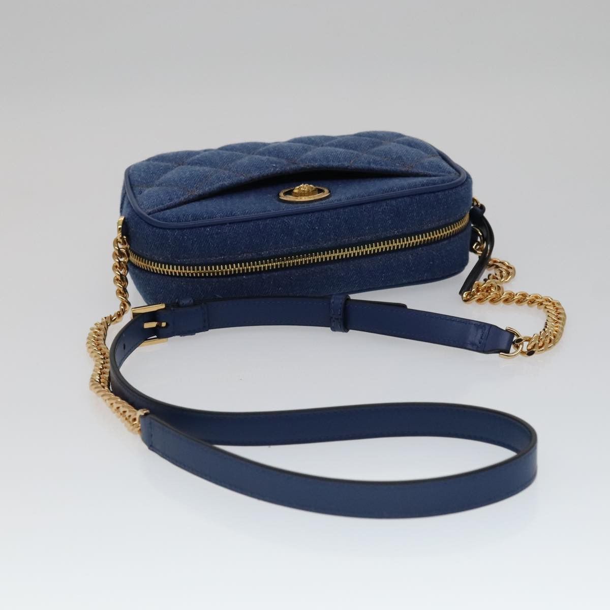 Versace Blue Denim - Jeans Shoulder Bag (Pre-Owned) Size ONE SIZE - 5 Thumbnail