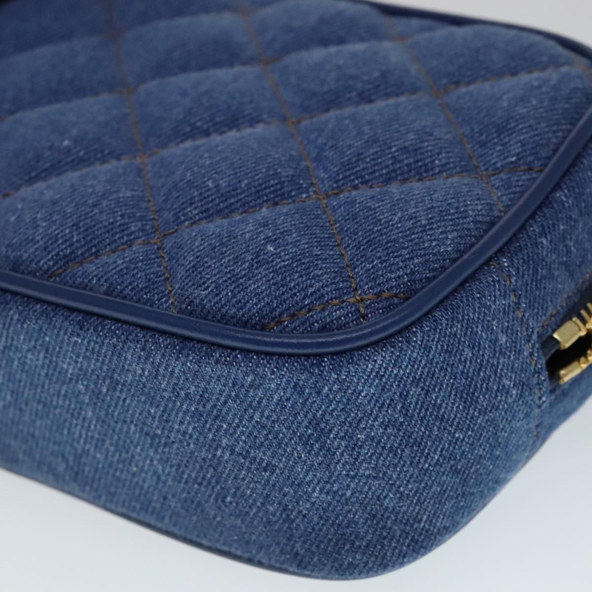 Versace Blue Denim - Jeans Shoulder Bag (Pre-Owned) Size ONE SIZE - 9 Thumbnail