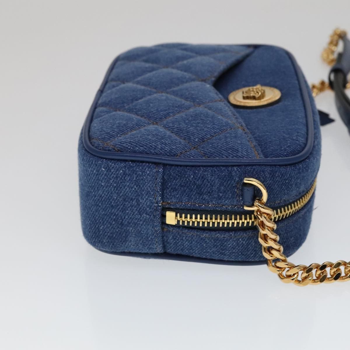 Versace Blue Denim - Jeans Shoulder Bag (Pre-Owned) Size ONE SIZE - 3 Thumbnail