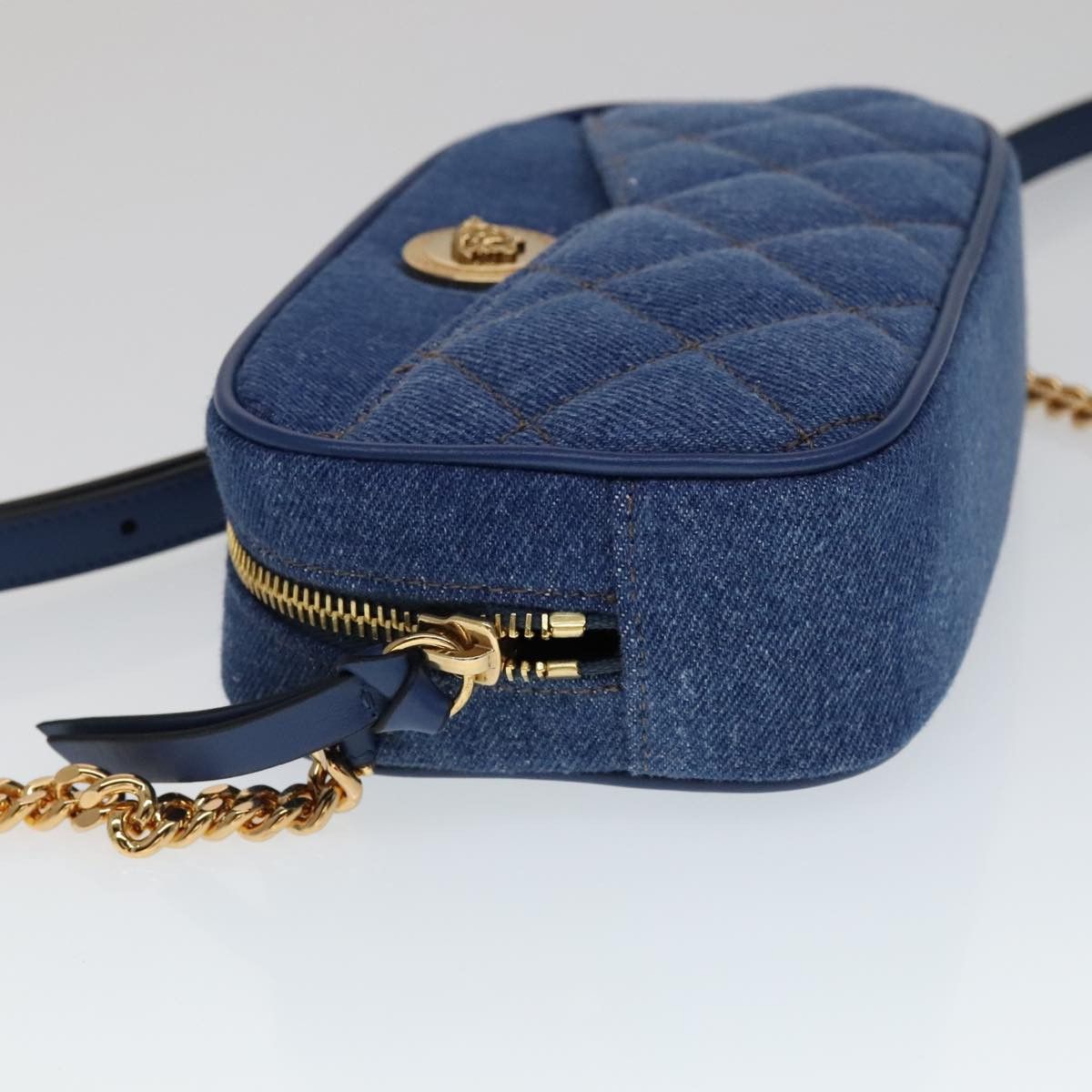 Versace Blue Denim - Jeans Shoulder Bag (Pre-Owned) Size ONE SIZE - 4 Thumbnail