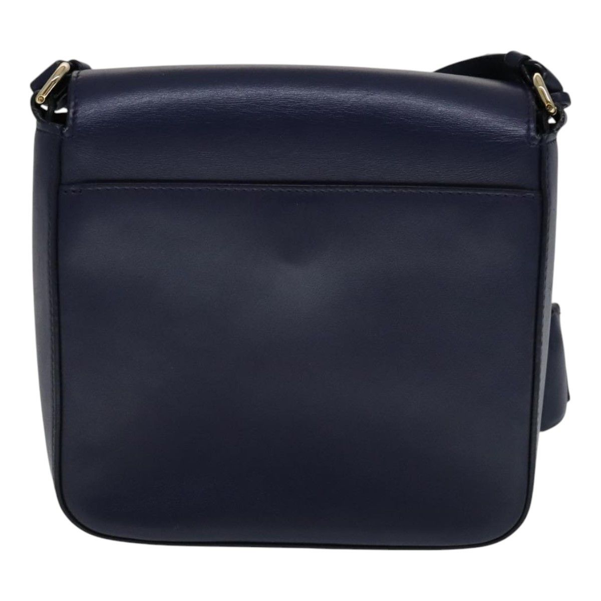 Salvatore Ferragamo Tassel Navy Leather Shoulder Bag (Pre-Owned) Size ONE SIZE - 2 Thumbnail