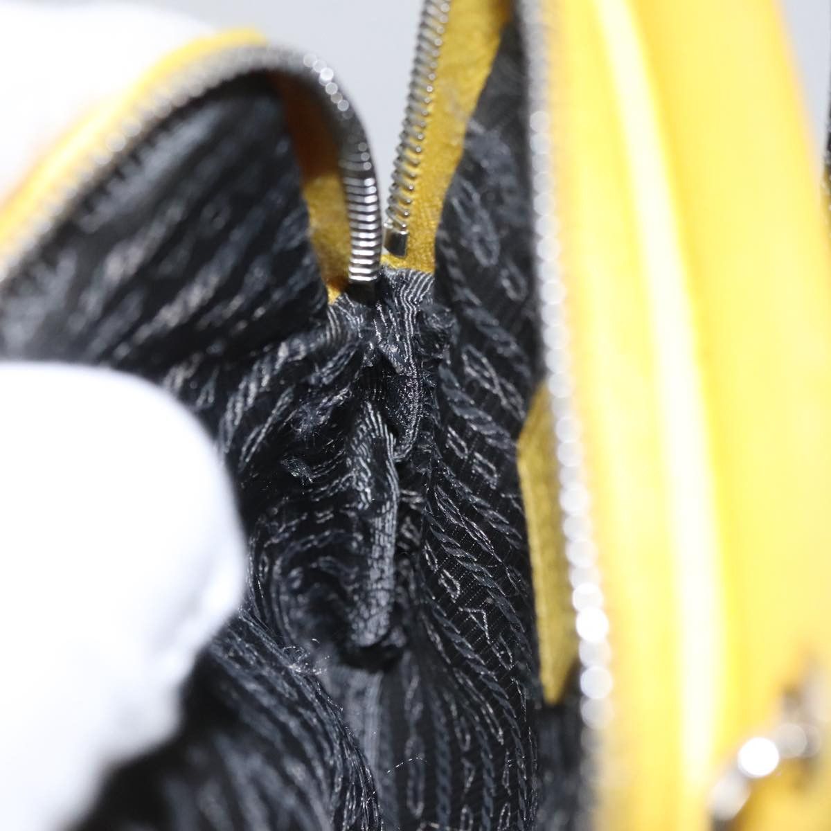 Prada Yellow Synthetic Shoulder Bag (Pre-Owned) Size ONE SIZE - 18 Thumbnail