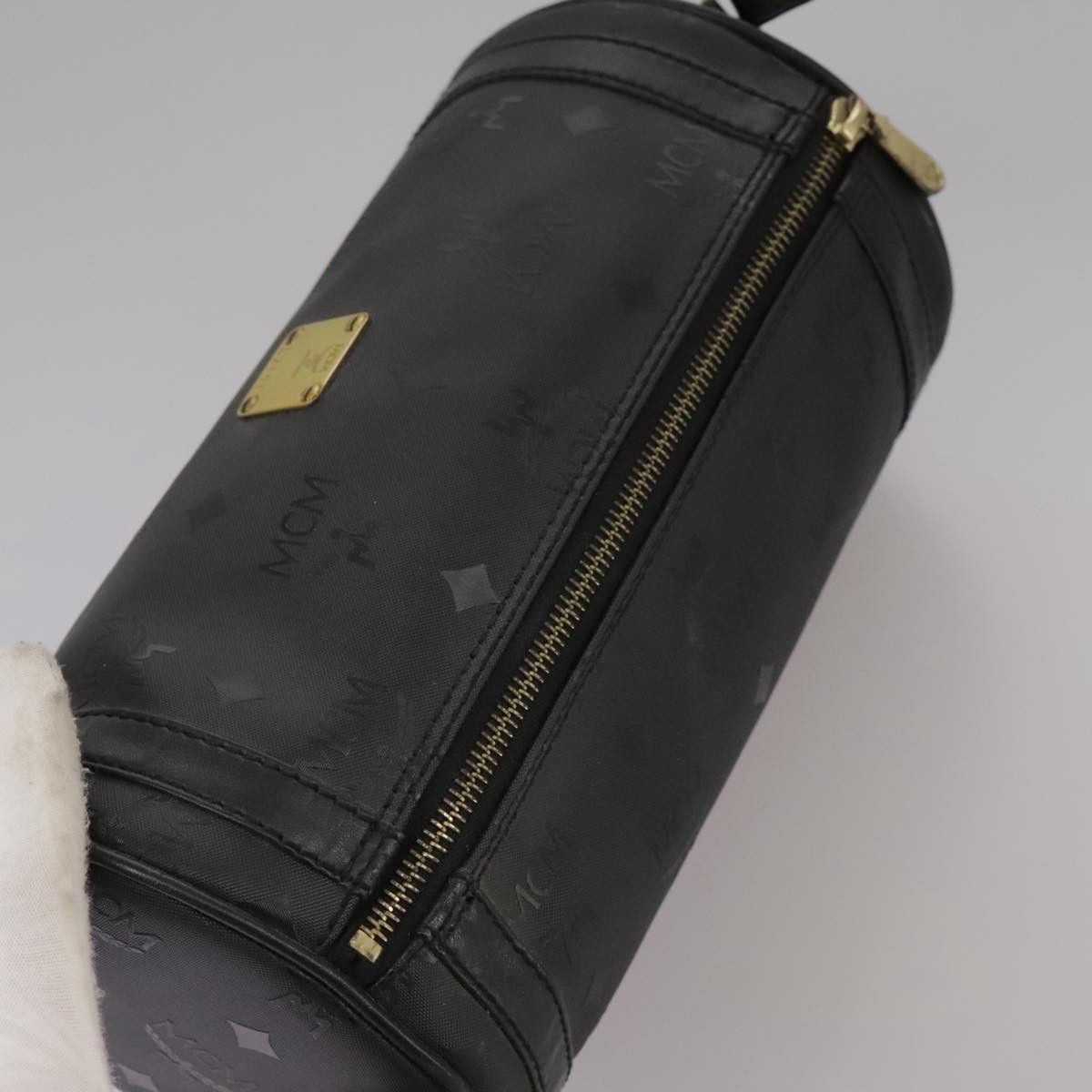 MCM Visetos Black Canvas Shoulder Bag (Pre-Owned) Size ONE SIZE - 17 Thumbnail