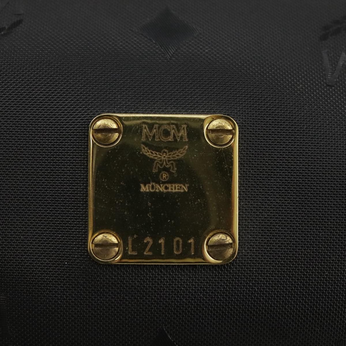 MCM Visetos Black Canvas Shoulder Bag (Pre-Owned) Size ONE SIZE - 13 Thumbnail