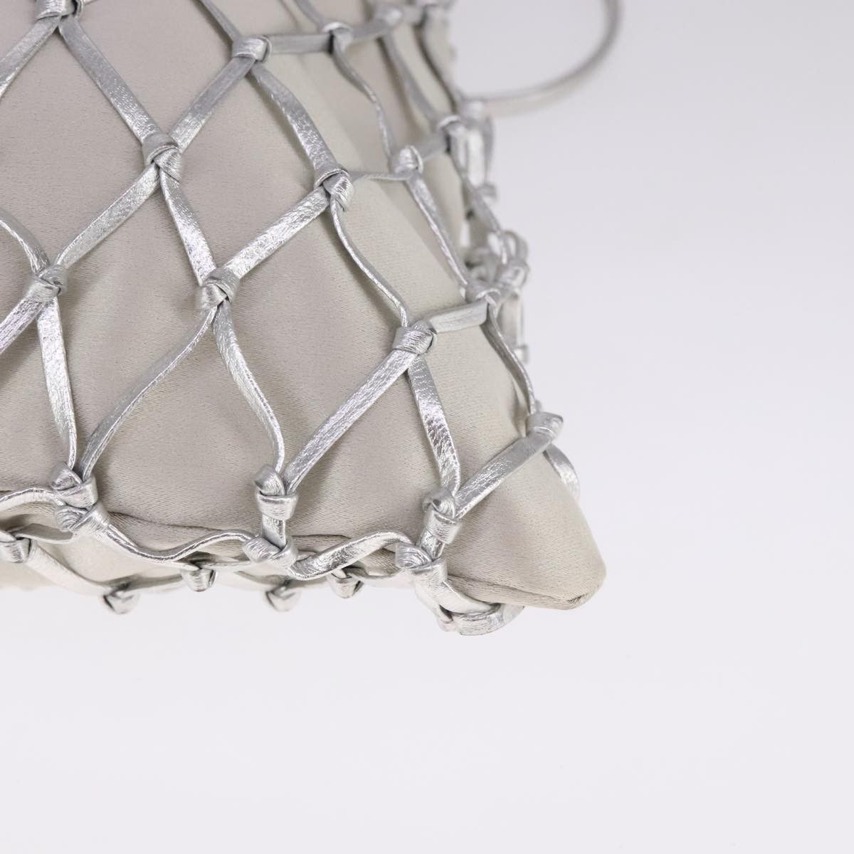 Prada Silver Synthetic Shoulder Bag (Pre-Owned) Size ONE SIZE - 11 Thumbnail