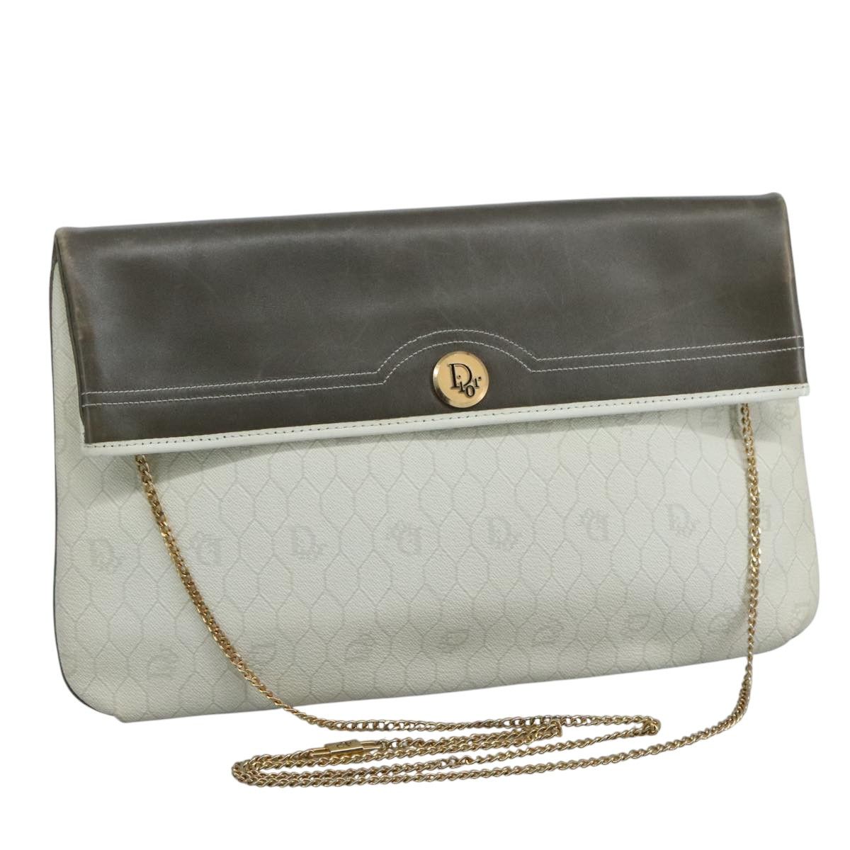Dior Honeycomb White Canvas Shoulder Bag (Pre-Owned) Size ONE SIZE - 20 Thumbnail