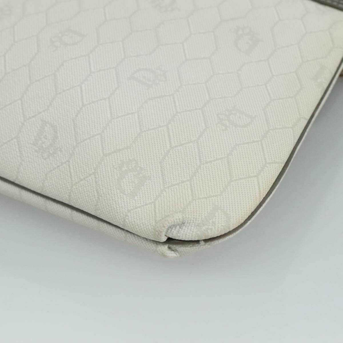Dior Honeycomb White Canvas Shoulder Bag (Pre-Owned) Size ONE SIZE - 11 Thumbnail