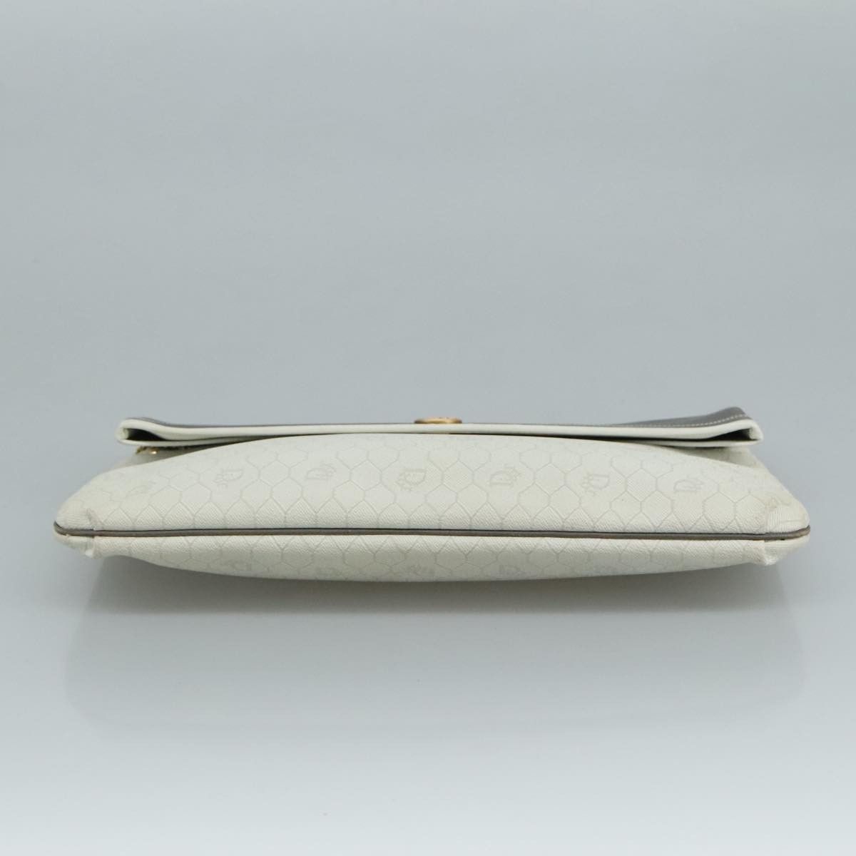 Dior Honeycomb White Canvas Shoulder Bag (Pre-Owned) Size ONE SIZE - 8 Thumbnail